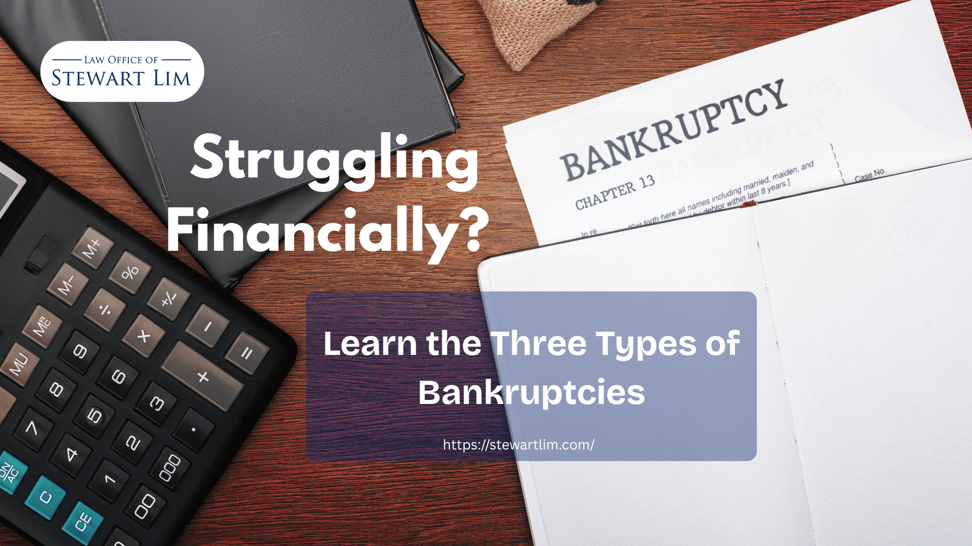 Bankruptcies types for dealing with financial issues