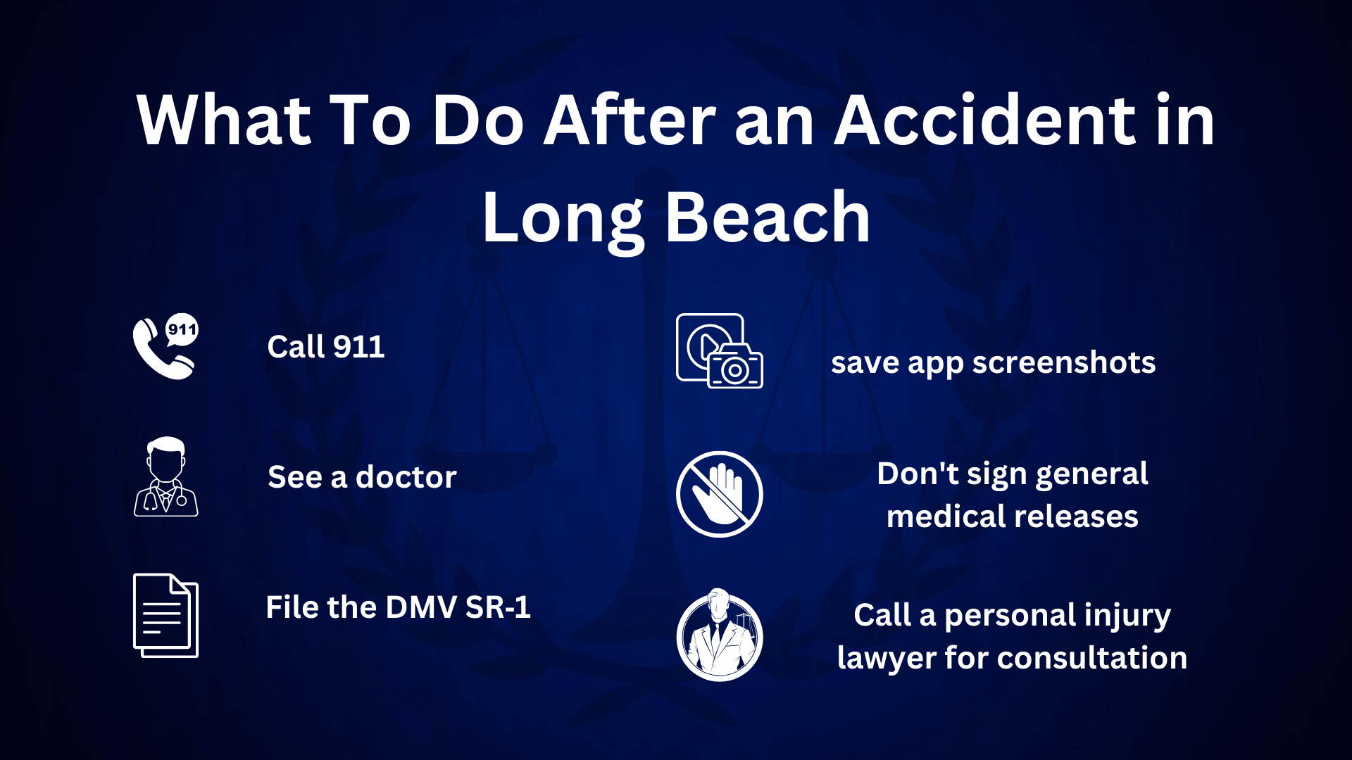 Checklist What To Do After an Accident in Long Beach